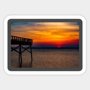 Beach Sunset Sticker